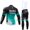 Fietskleding (Fietsshirt Lange Mouw + Lange Koersbroek) 2018 Bora-Hansgrohe N001